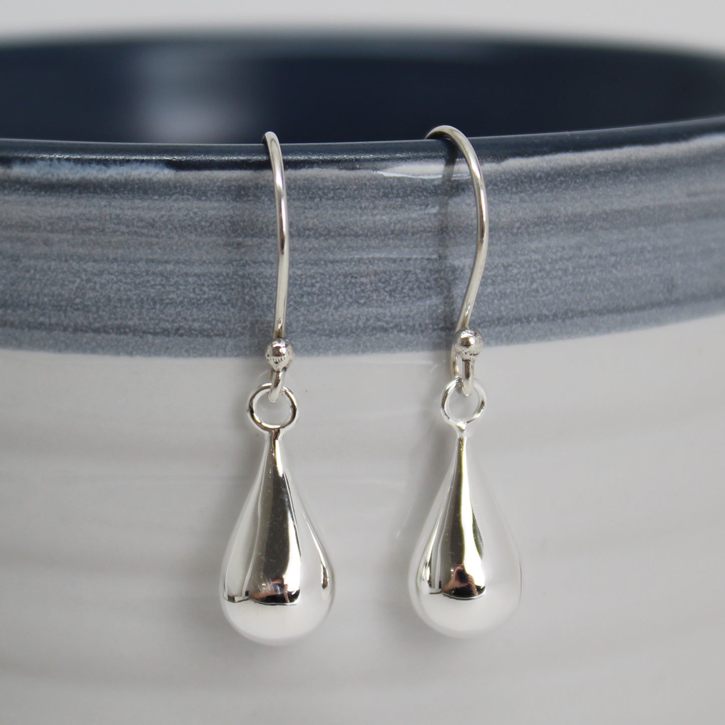 Sterling Silver Teardrop Earrings