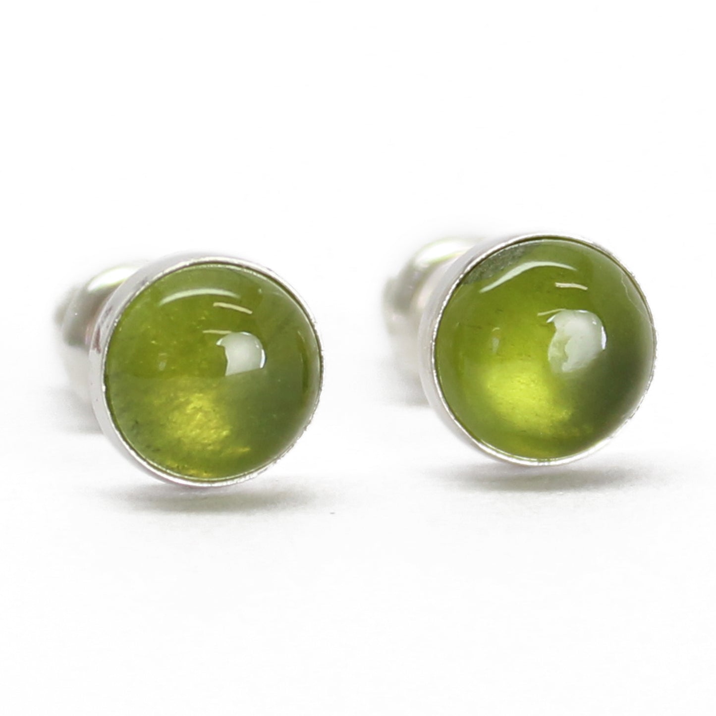 Vesuvianite Stud Earrings