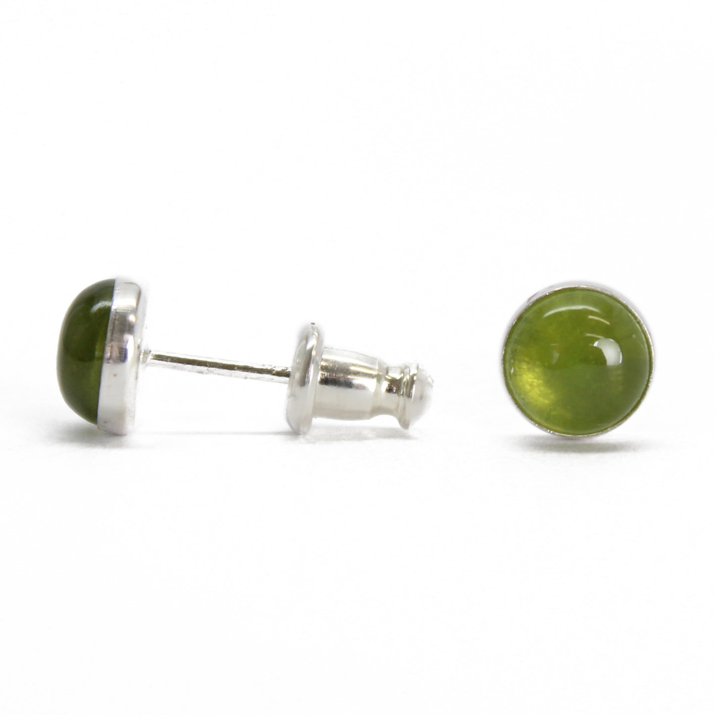 Vesuvianite Stud Earrings