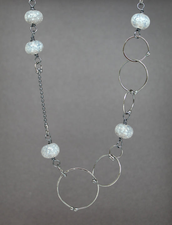 Lena K. Sterling Silver Beads Necklaceアクセサリー