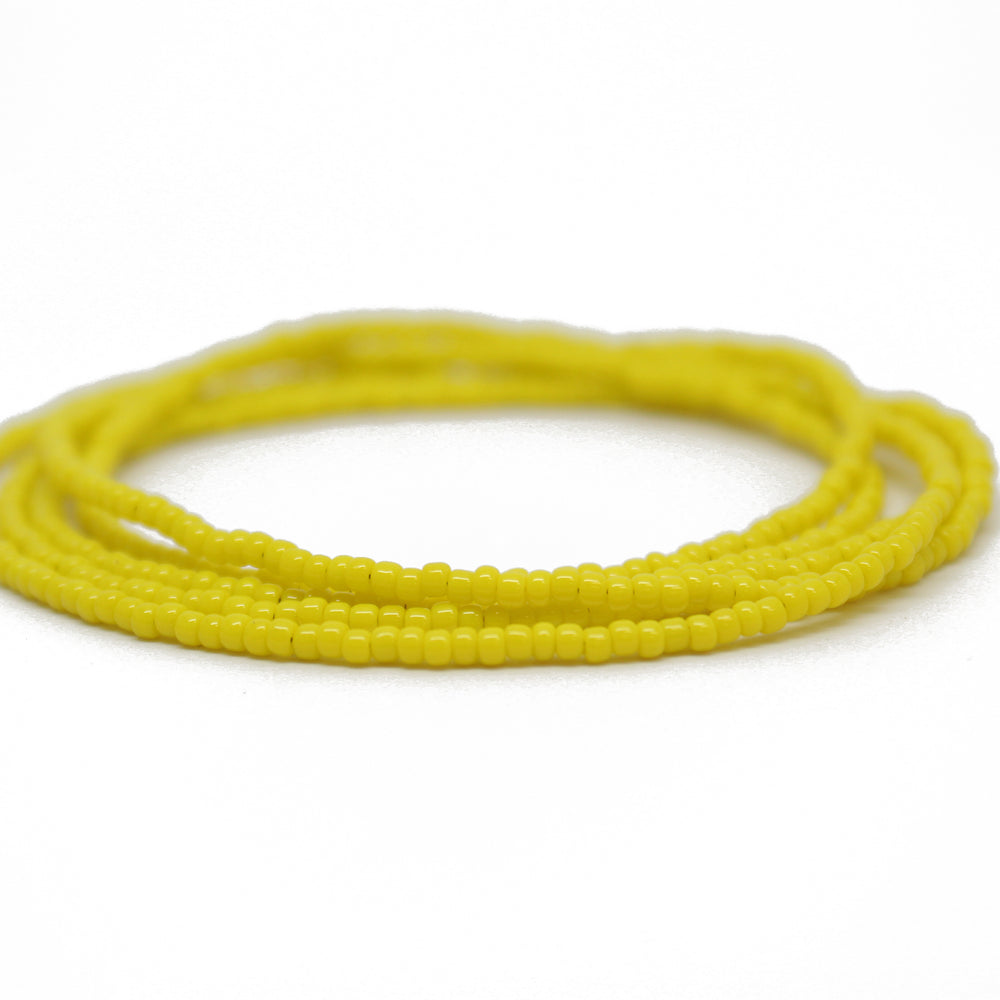 
                      
                        Yellow Single Strand Seed Bead Necklace, Tiny 2.2mm Opaque Dandelion Yellow Beaded Necklace, Made to Order Choker to Long Lengths
                      
                    