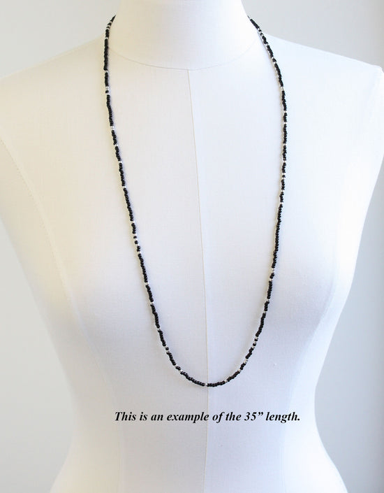 Double Strand Tiny Bead Necklace - Karen Eisenberg Designs