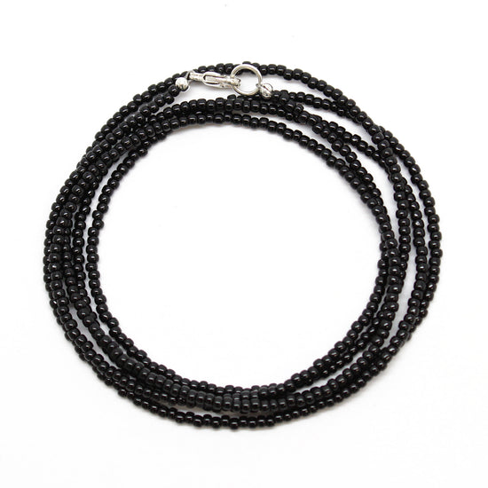 Buy Shaya 92.5 Sterling Silver Black Bead Necklace for Women Online At Best  Price @ Tata CLiQ