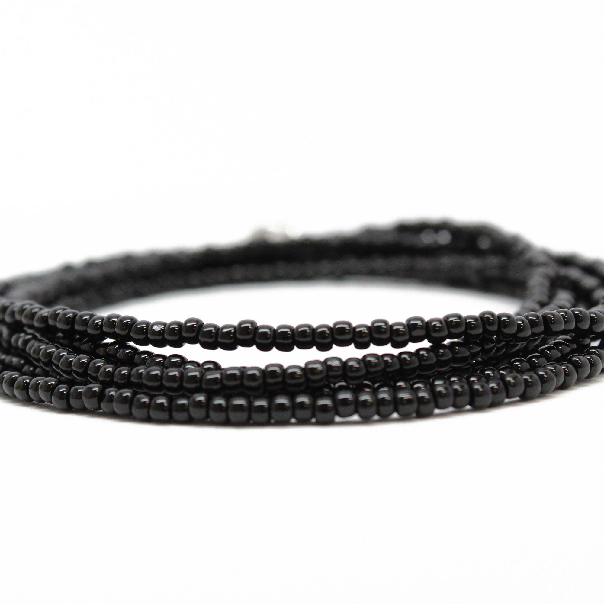 Black Wrap Seed Bead Bracelet – Kathy Bankston