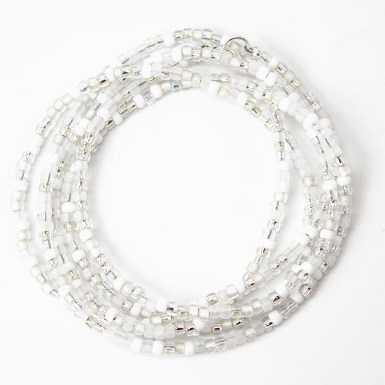 White Seed Bead Necklace