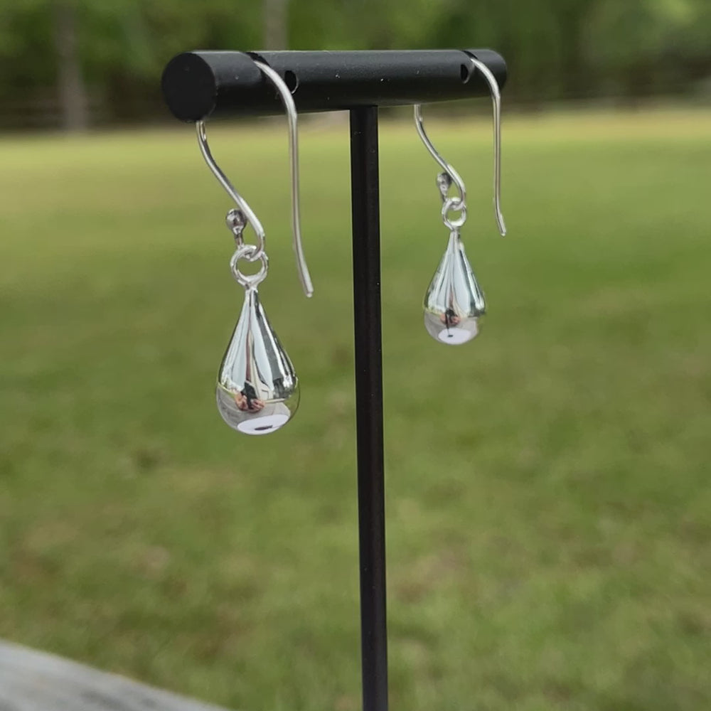 Sterling Silver Teardrop Earrings