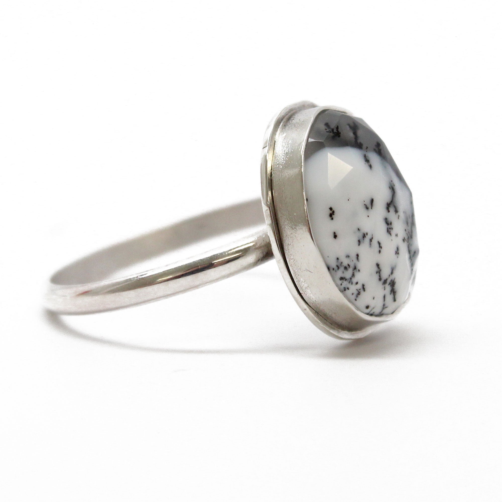 EXCLUSIVE NATURAL LARGE Dendrite Opal Ring, 925 Sterling Silver, Dendrite Agate Ring Oval newest Stone Ring, Beautiful Ring, Opal Ring, Gift Her