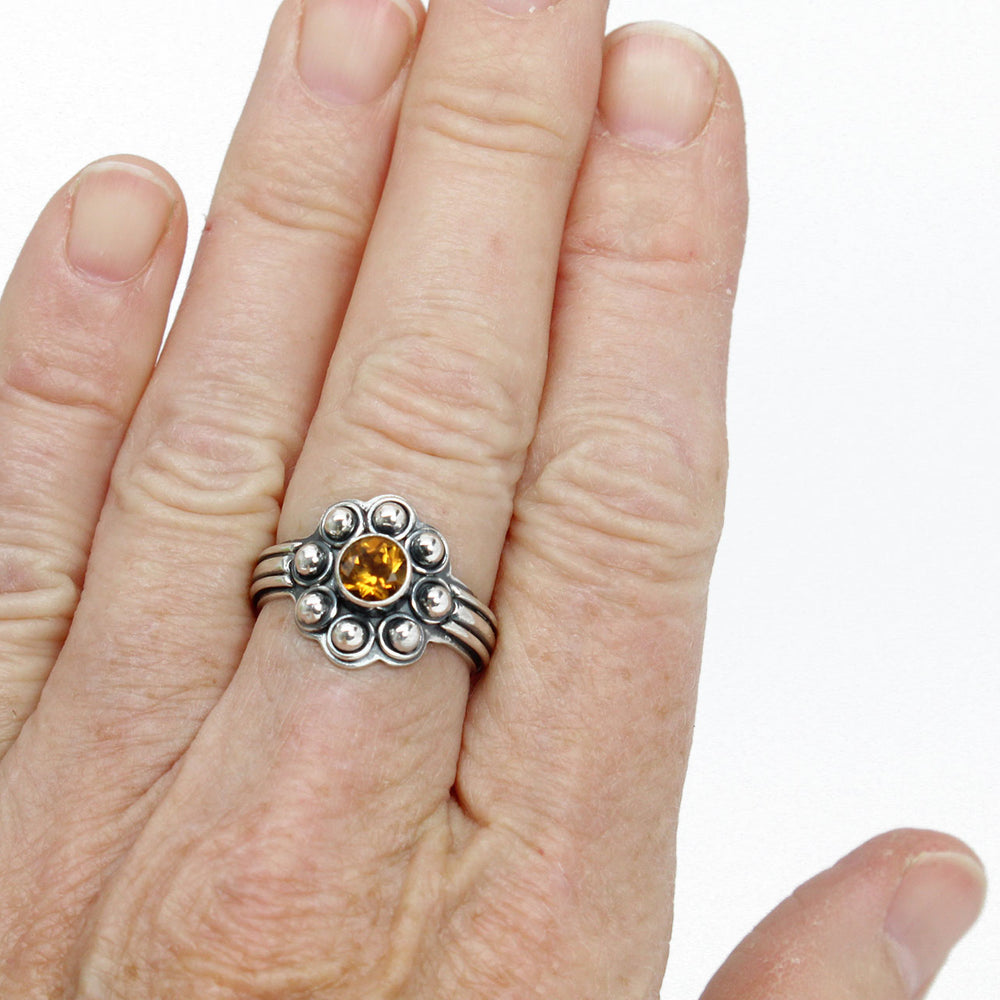 
                      
                        Golden Citrine Ring in Sterling Silver 8.5 US
                      
                    