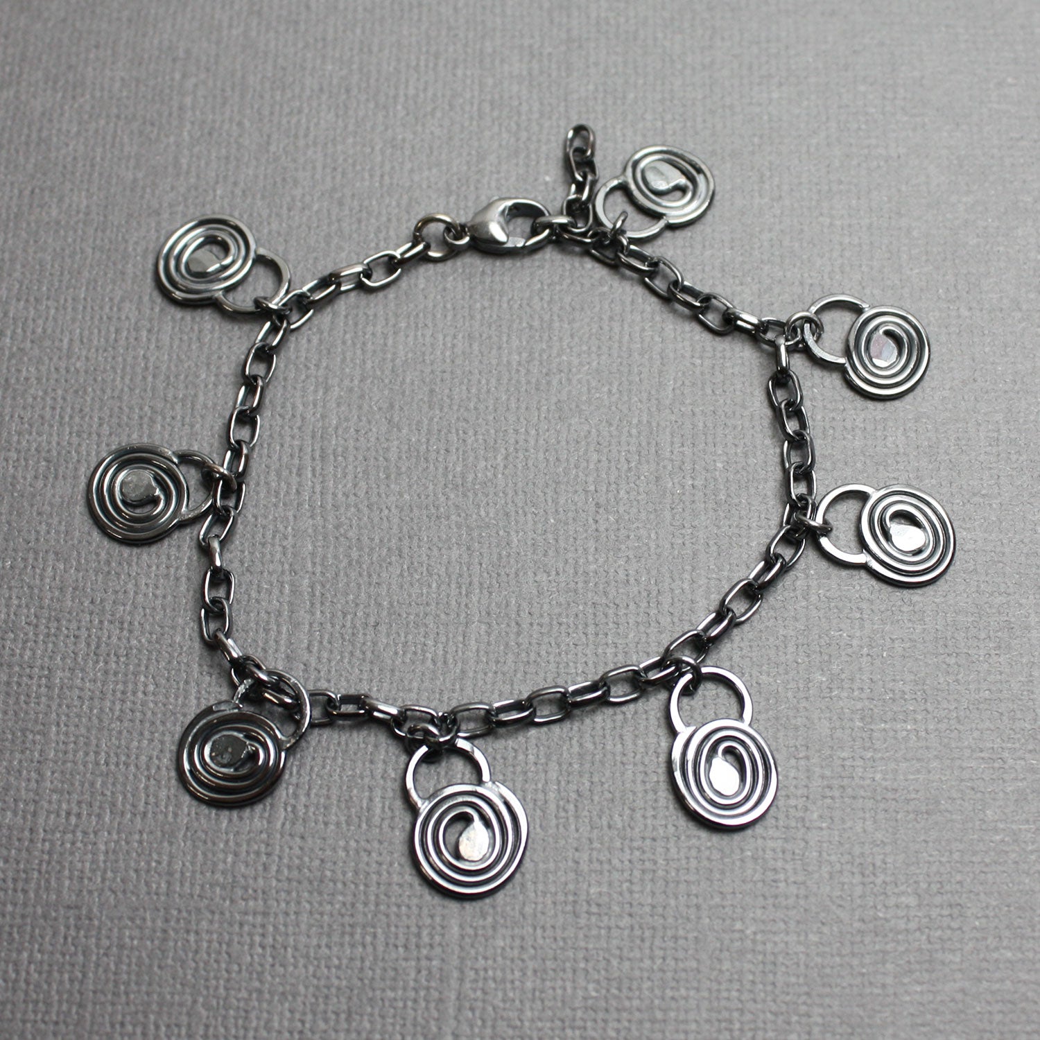 Sterling Bracelet, Handmade Sterling Bracelet, Spiral high quality Bracelet