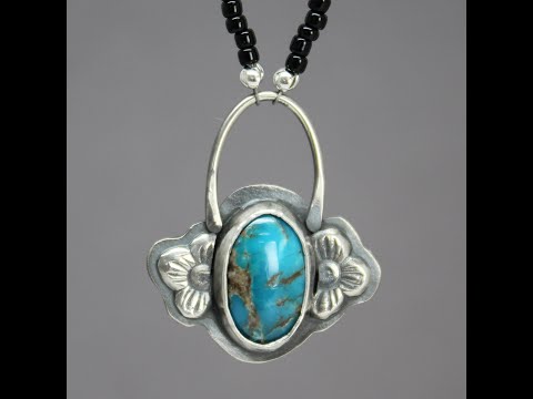 Load and play video in Gallery viewer, Handcrafted Morenci Pendant
