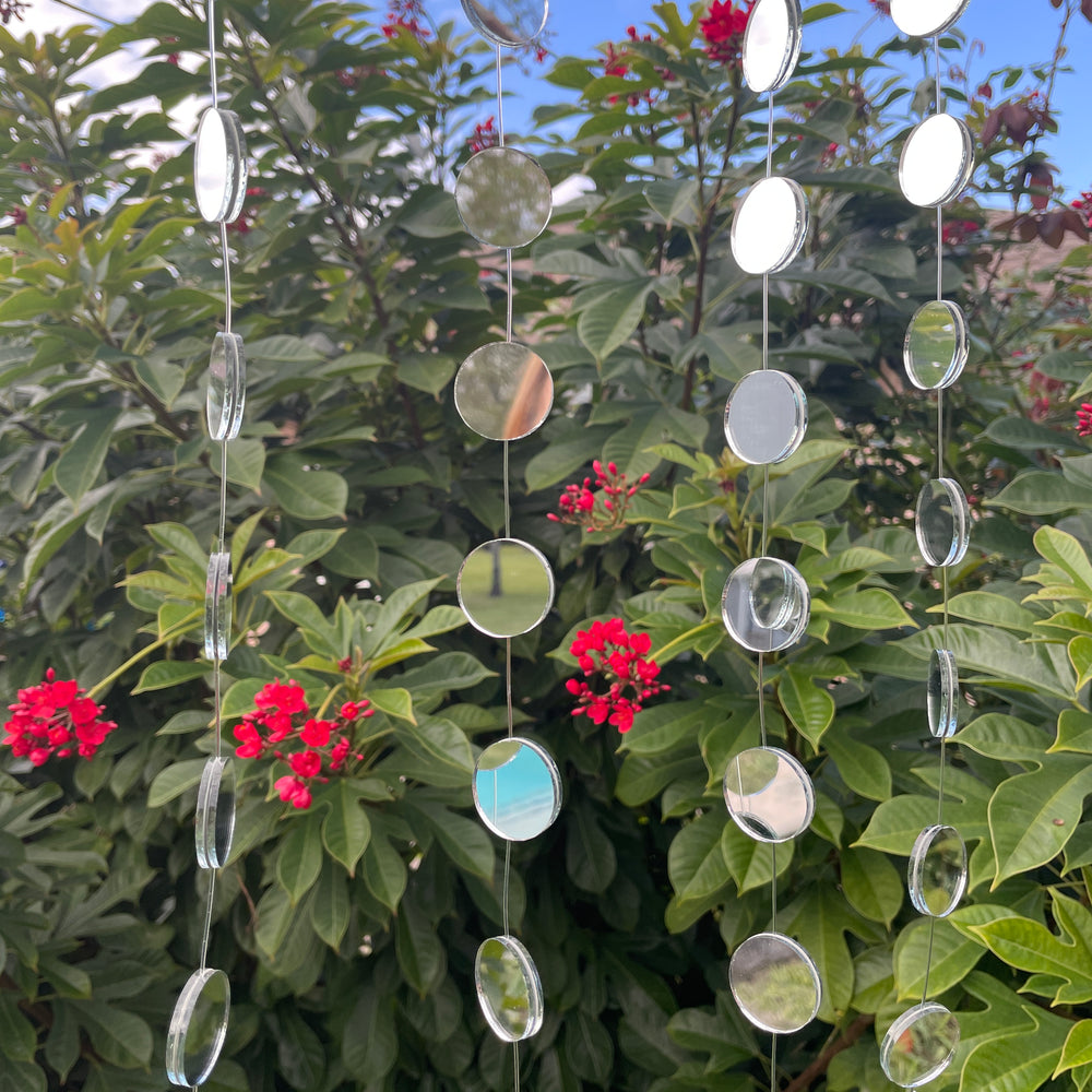 
                      
                        Mirror Garland Strand, 1 x 48 Inches, Real Mirror Sun Catcher Mobile
                      
                    