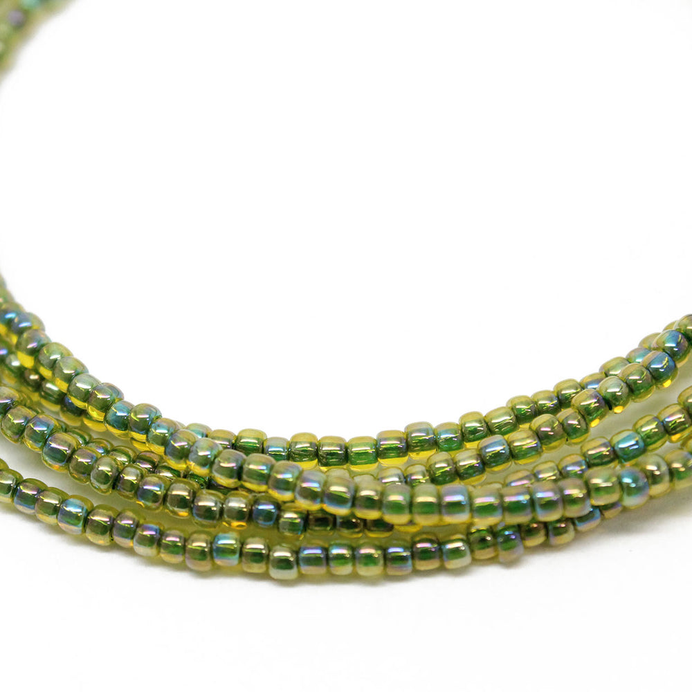 
                      
                        Jonquil Green Seed Bead Necklace
                      
                    