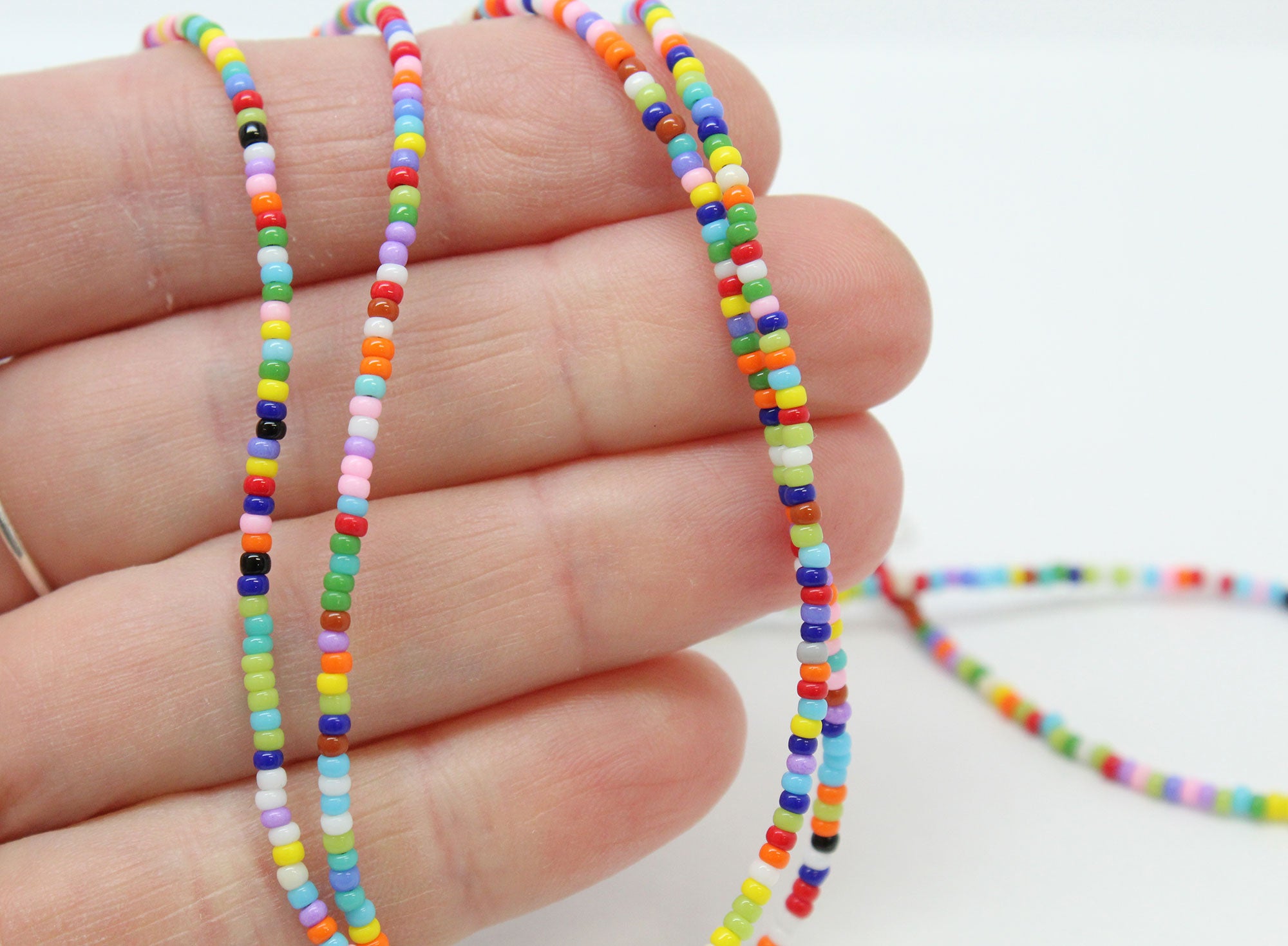 Sparkly beaded necklaces hot sale
