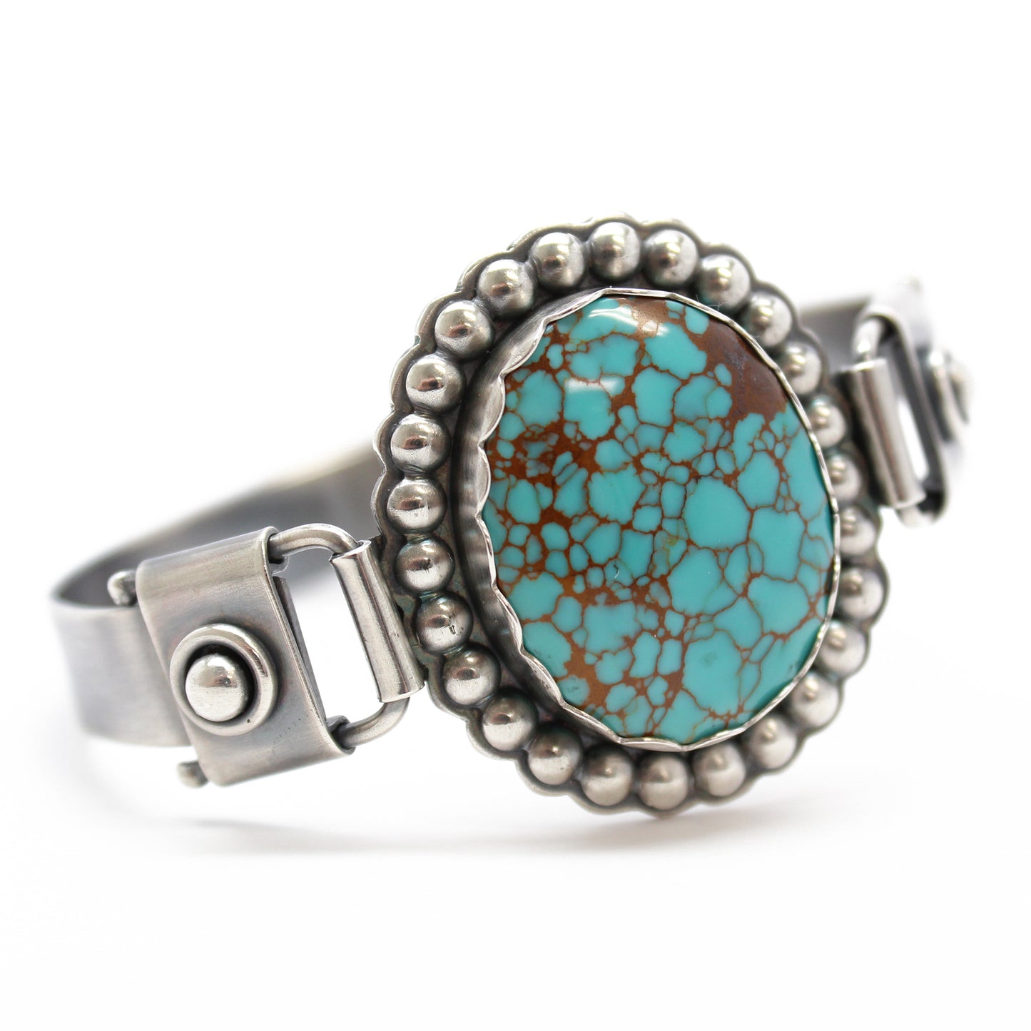 Pilot Mountain Turquoise Bracelet in Sterling Silver