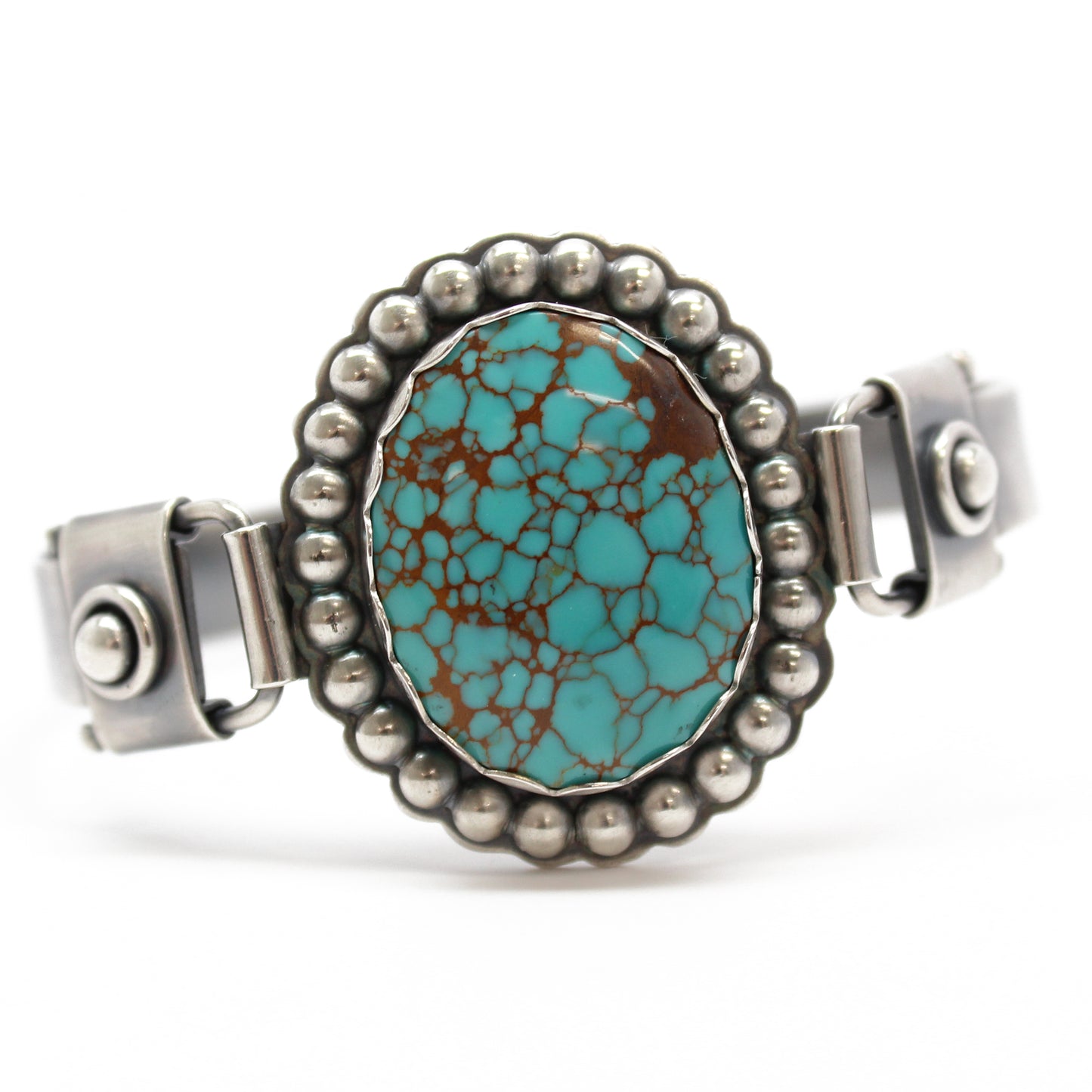 Pilot Mountain Turquoise Bracelet in Sterling Silver