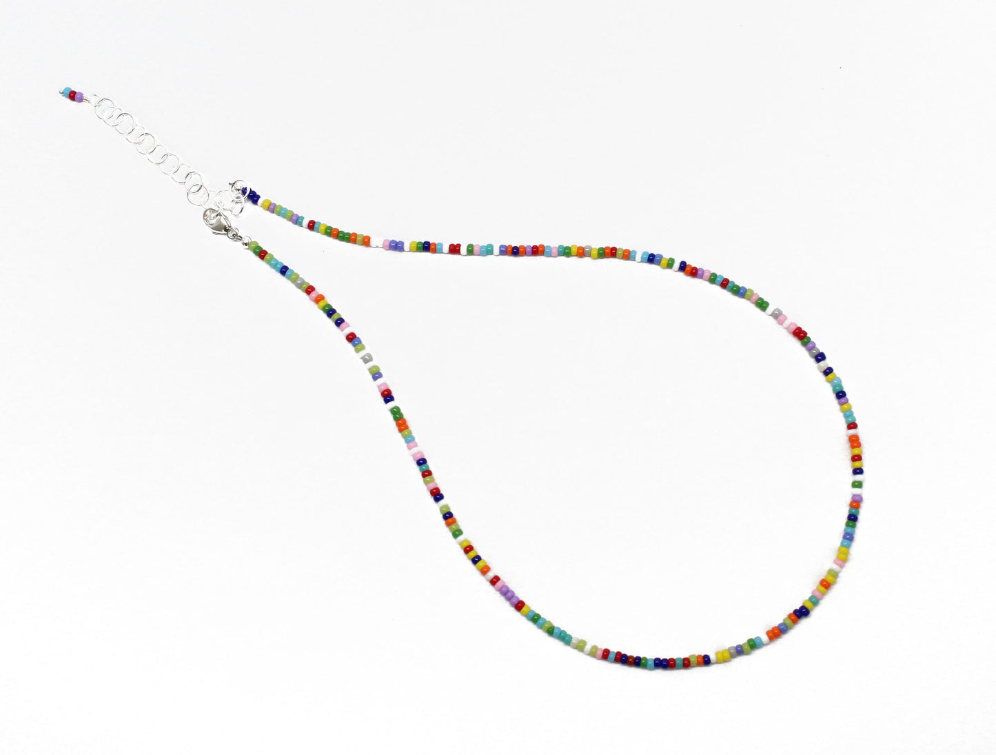 Amazon.com: Barode Boho Seed Bead Choker Rainbow Flower Colorful Necklaces  Puka Shell Chain Hawaiian Beach Necklace for Women and Girls: Clothing,  Shoes & Jewelry