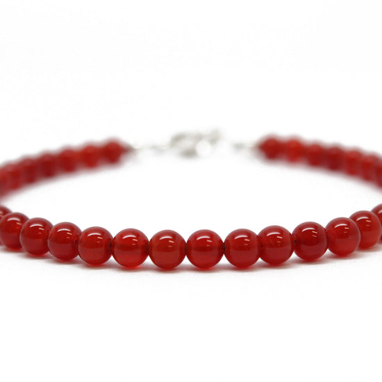 Red Carnelian Buddha Bracelet - For strength, self-worth and satisfaction -  Engineered to Heal²