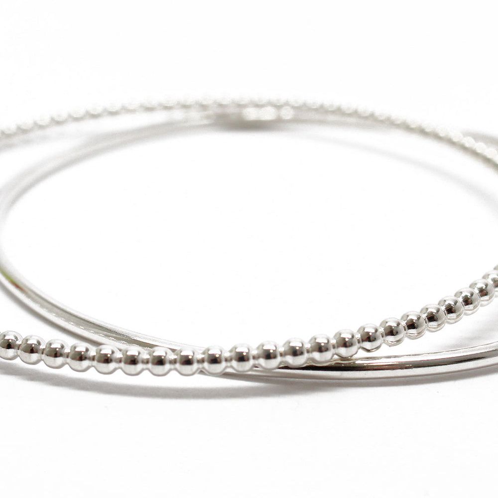 Sterling Silver Bangle Set