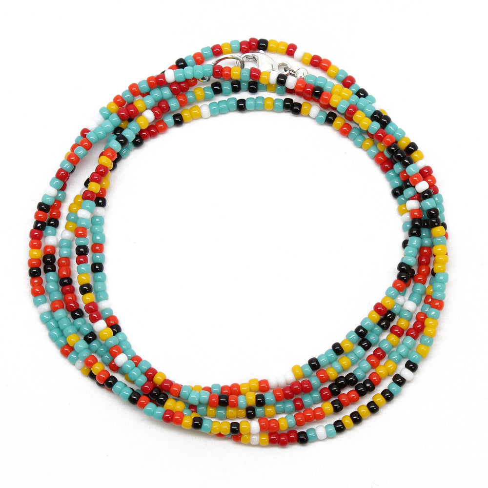 
                      
                        Southwestern Seed Bead Necklace-Single Strand
                      
                    
