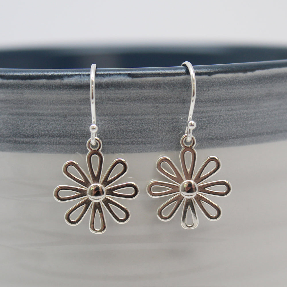
                      
                        Little Sterling Silver Flower Earrings
                      
                    