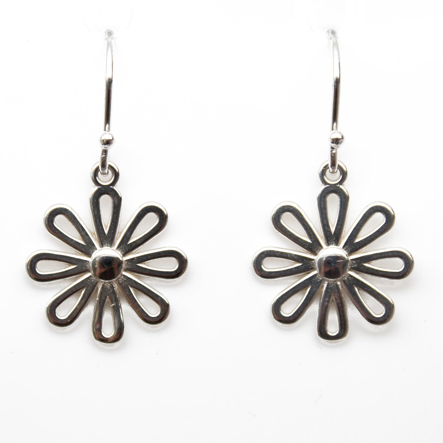 Little Sterling Silver Flower Earrings