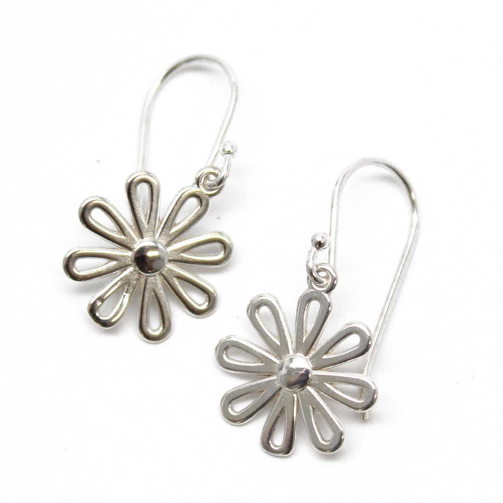 
                      
                        Little Sterling Silver Flower Earrings
                      
                    
