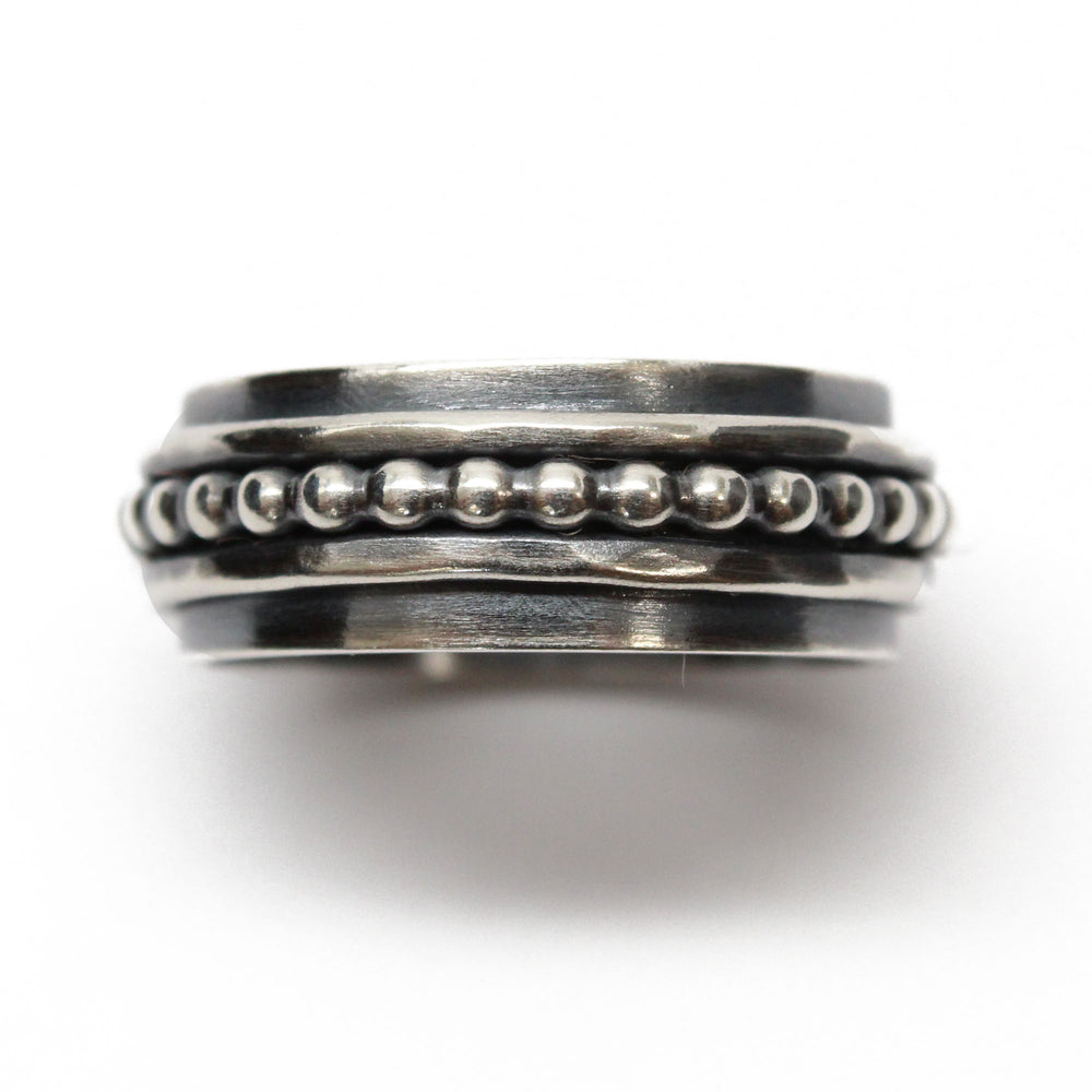 
                      
                        Sterling Silver Wide Ring Band, Flat Inner Band Ring Size 8 US
                      
                    