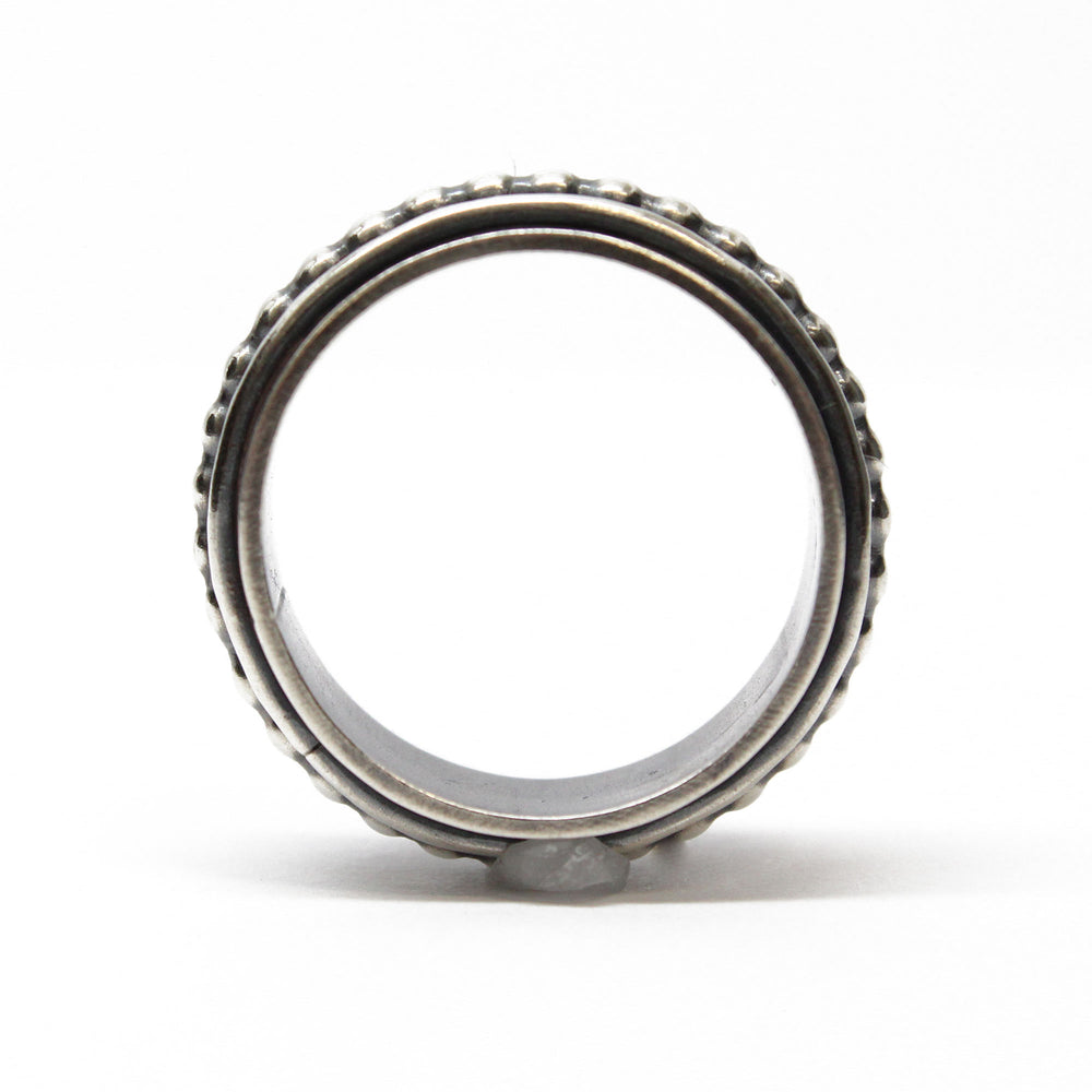 
                      
                        Sterling Silver Wide Ring Band, Flat Inner Band Ring Size 8 US
                      
                    