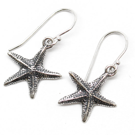 Load image into Gallery viewer, Sterling Silver Starfish Earrings
