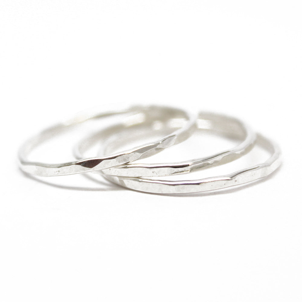 
                      
                        Handmade Silver Stacking Rings
                      
                    