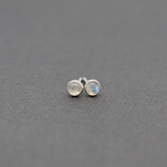 Tiny 3mm Star Earring Studs in Sterling Silver - Studio Jewellery US