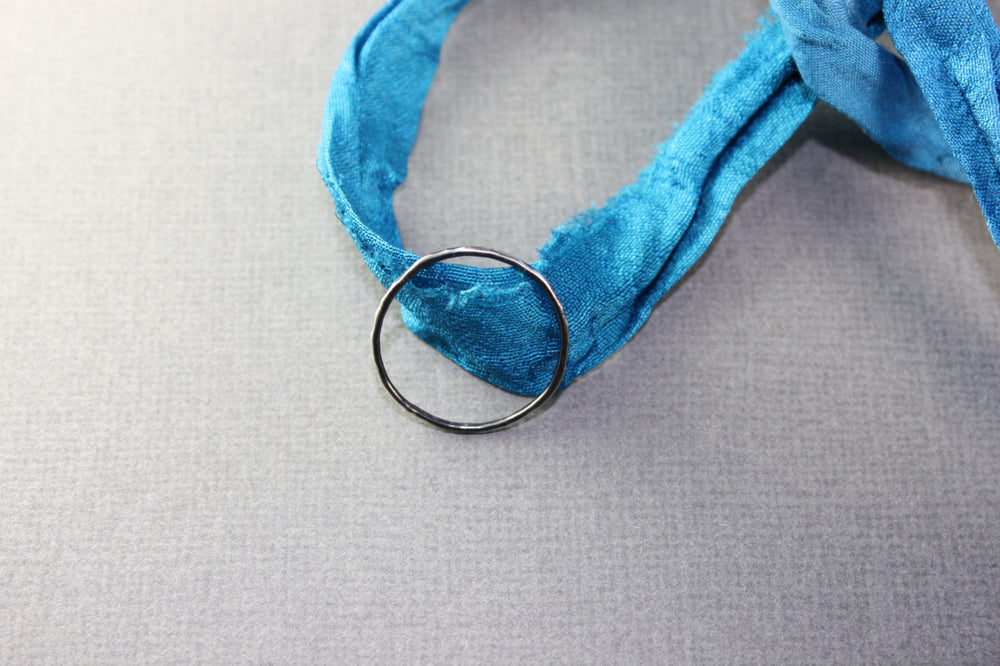 
                      
                        Thin Sterling Silver Ring
                      
                    